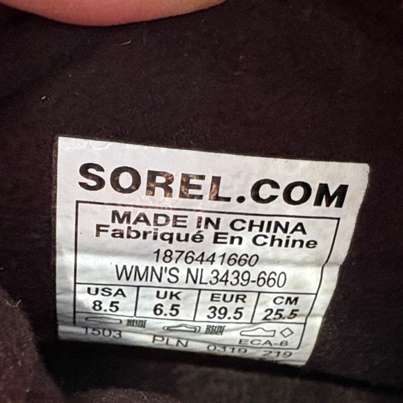 Sorel Red and Black Checkered Boots - Picture 10 of 10